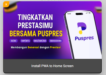 Tingkatkan prestasimu bersama Puspres
